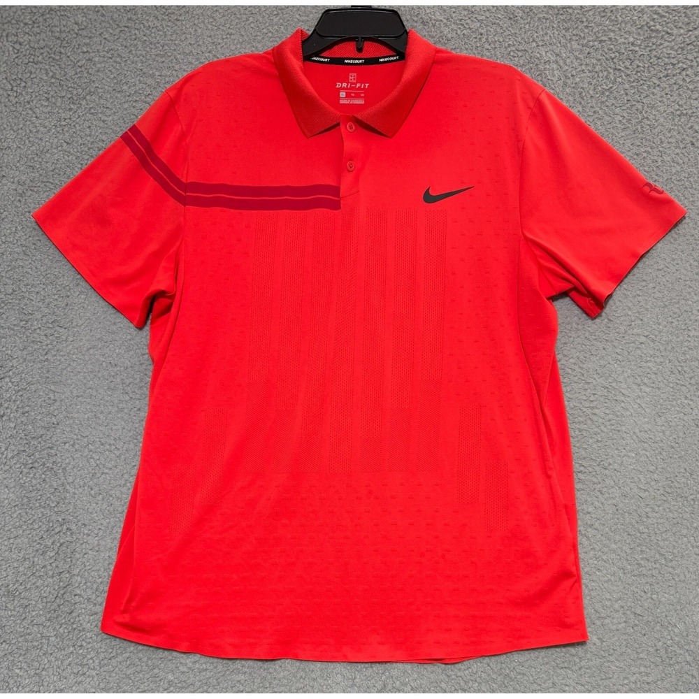 Nike Court Federer Zonal Cooling RF Advantage Polo Tennis Shirt 888202-634 XL